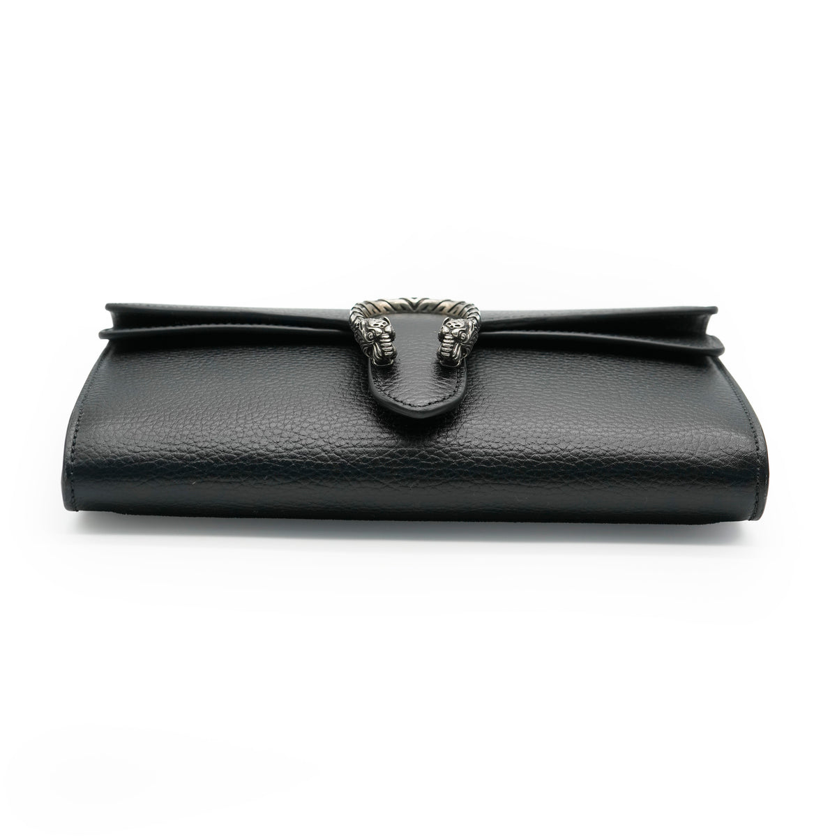 Black Dollar Calfskin Web Small Dionysus