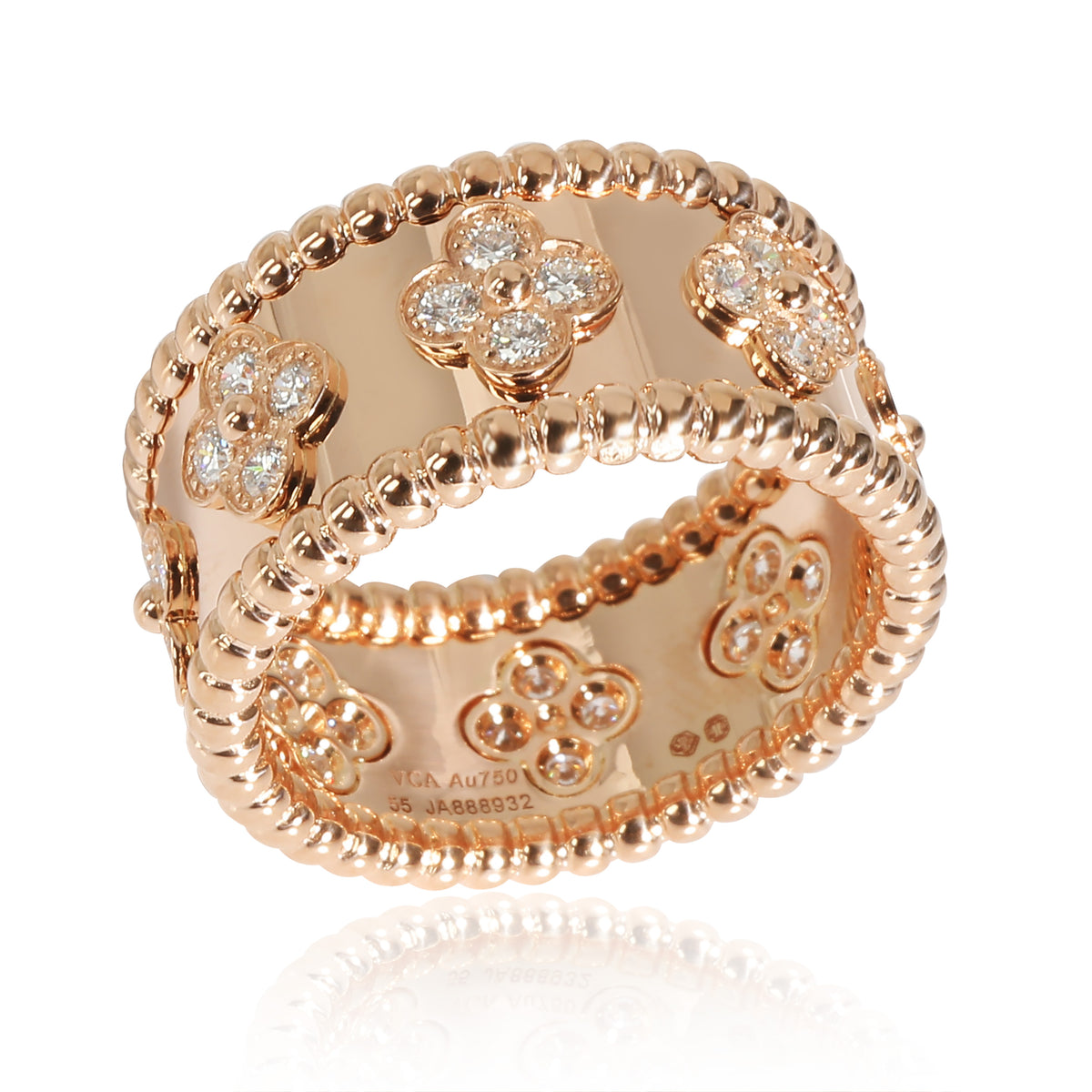 Perlee Band in 18K Rose Gold 0.71 CTW