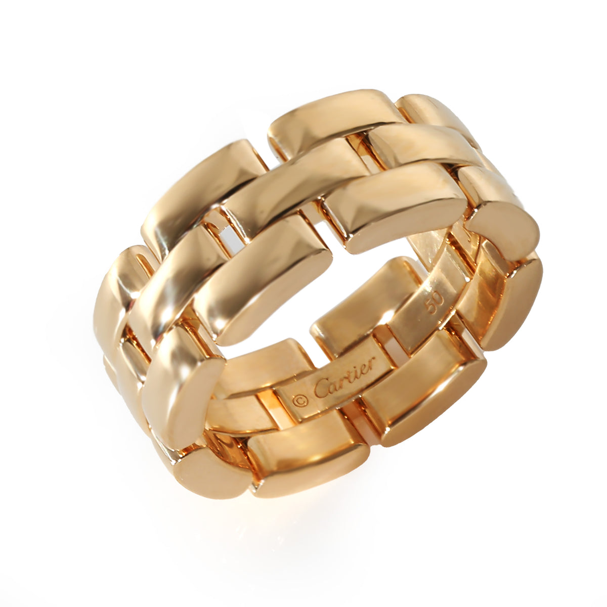 Maillon Panthere Band in 18k Yellow Gold