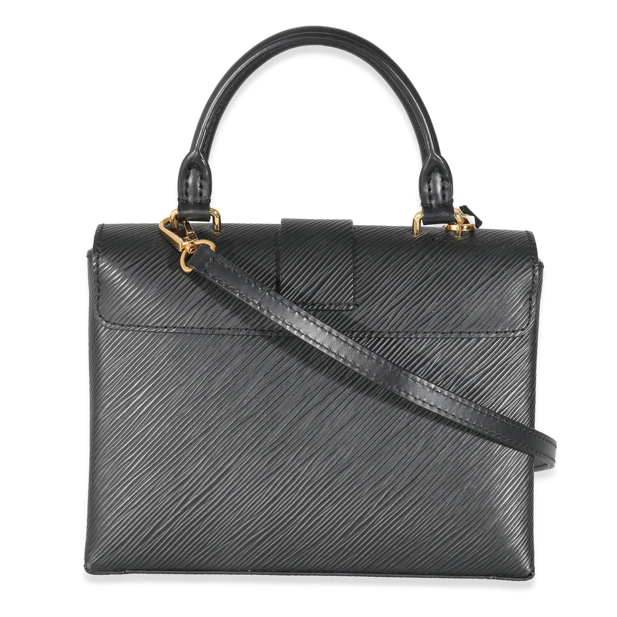 Louis Vuitton Black Epi Locky BB Handbag stamp