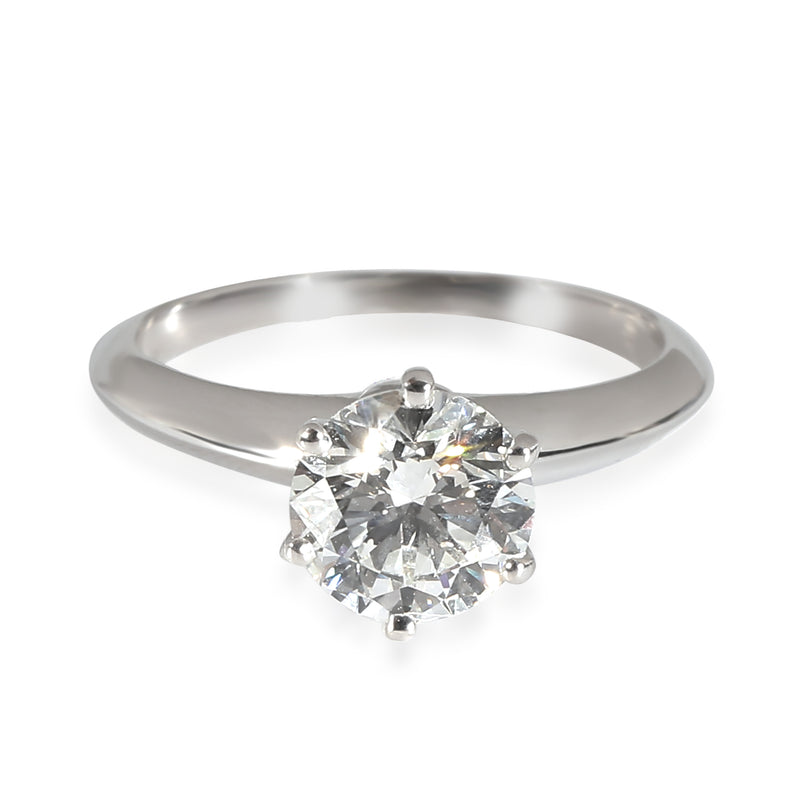 Tiffany & Co. Diamond Engagement Ring in  Platinum G VS1 1.23 CTW