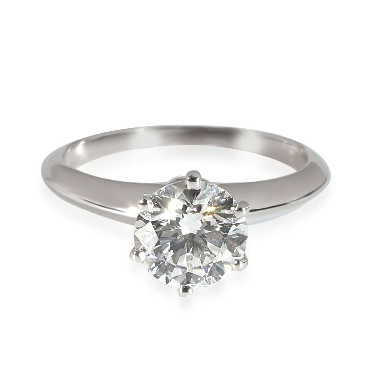 Diamond Engagement Ring in  Platinum G VS1 1.23 CTW