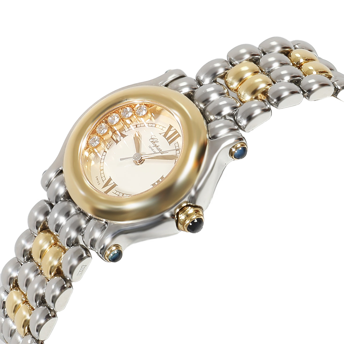 Happy Sport 27/8256-23 Womens Watch in 18kt Stainless Steel/Yellow Gold