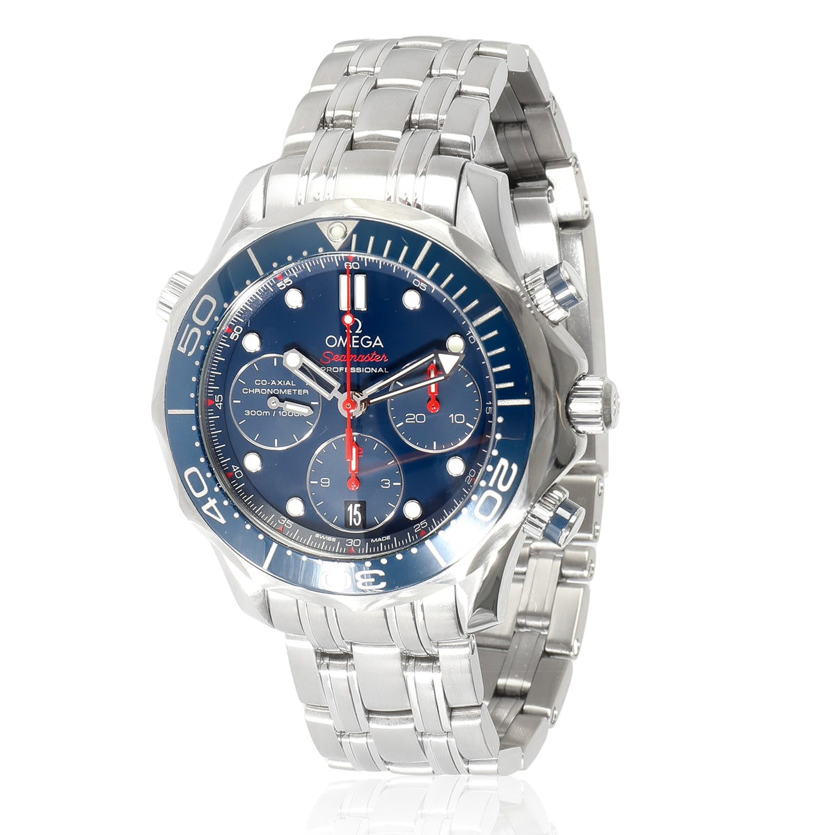 Seamaster Diver Chrono 212.30.42.50.03.001 Mens Watch in  Stainless Steel