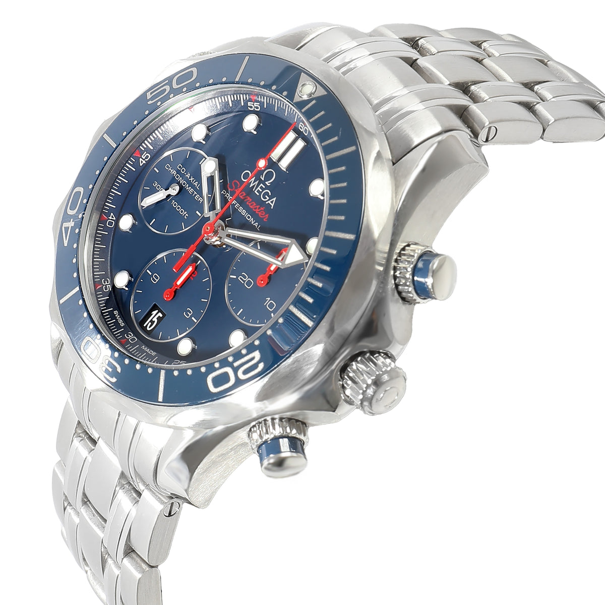 Seamaster Diver Chrono 212.30.42.50.03.001 Mens Watch in  Stainless Steel