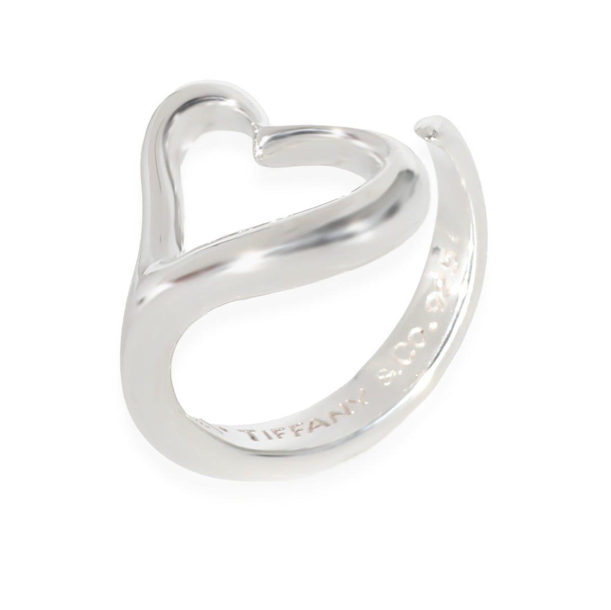Elsa Peretti Open Heart Ring in Sterling Silver