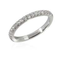 Soleste Half Eternity Band in Platinum