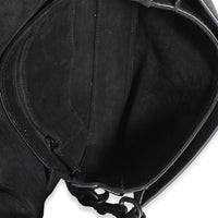 Black Ultramatte Calfskin Dio(r)revolution Flap Bag