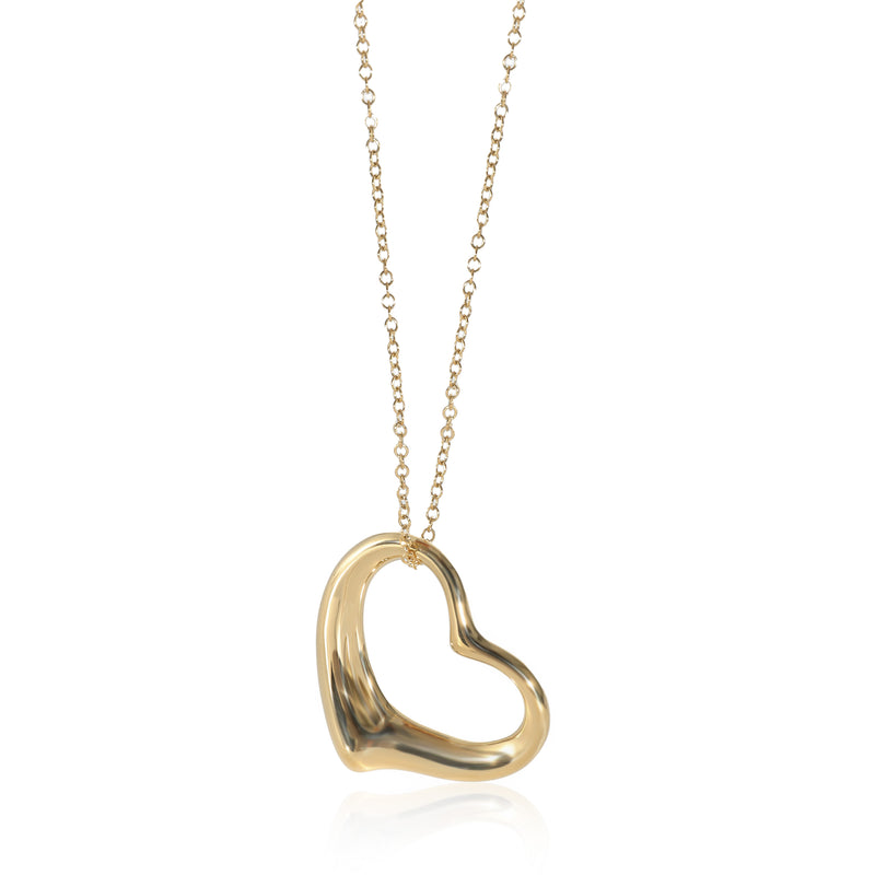 Tiffany & Co. Elsa Peretti Open Heart Pendant in 18k Yellow Gold