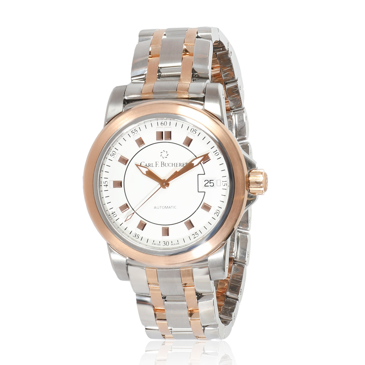 Patravi 00.10617.07.23.21 Mens Watch in 18kt Rose Gold/Steel