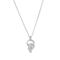 Happy Diamonds Bubble Pendant 18K White Gold