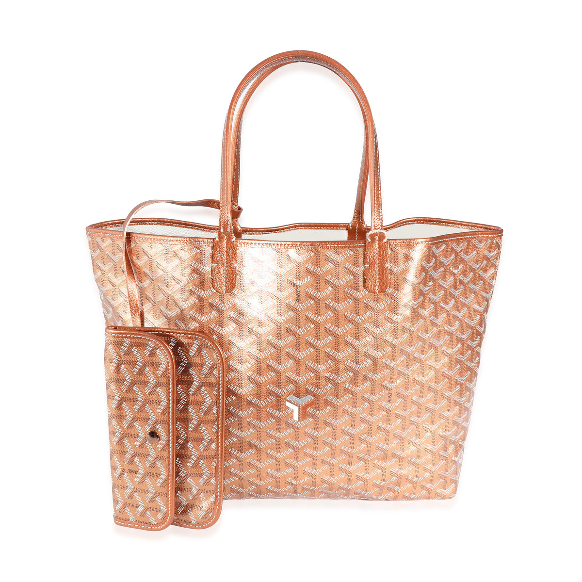 Goyard Rose Gold Goyardine Canvas Precious Metals St. Louis PM