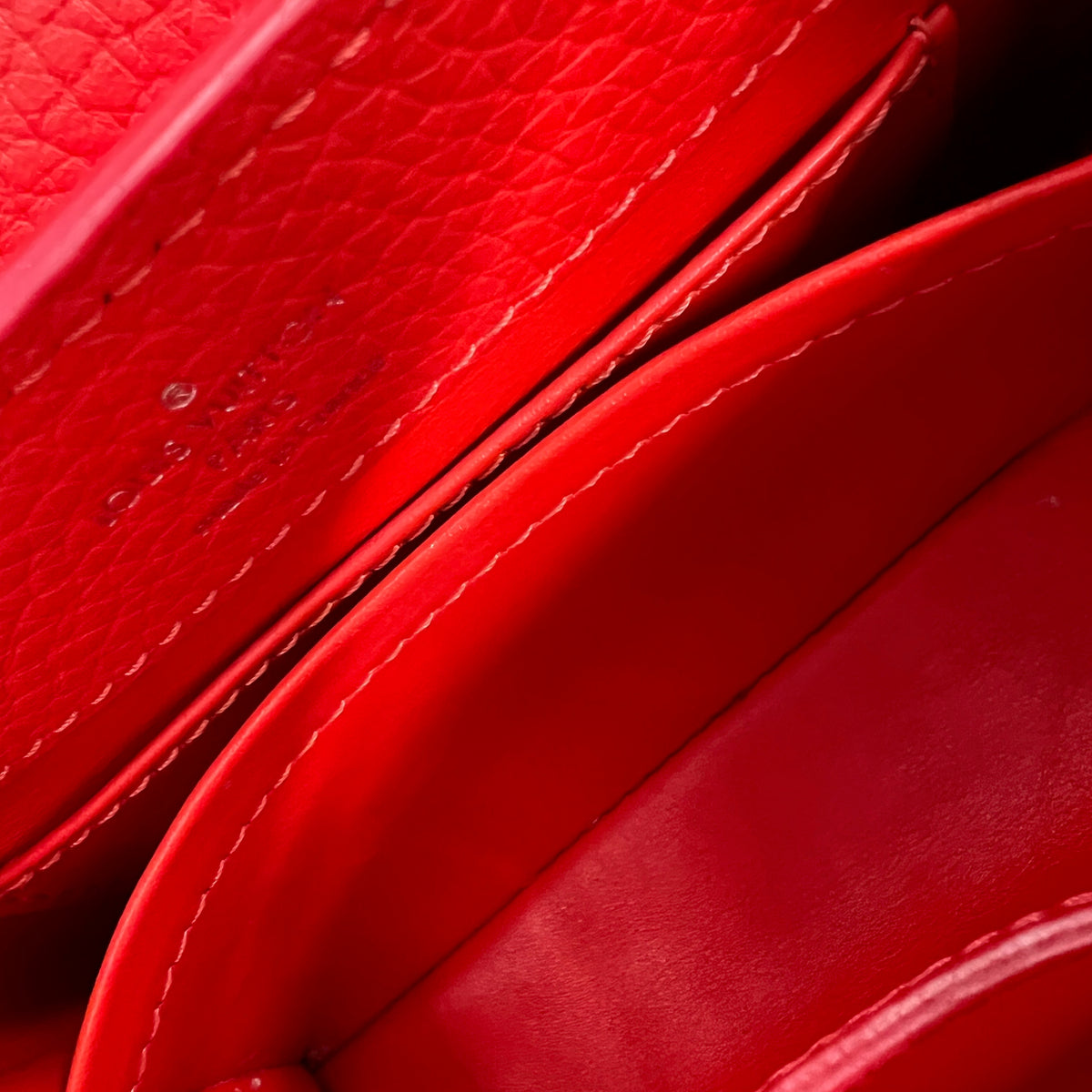 Blue Red Ombre Taurillon Mini Capucines