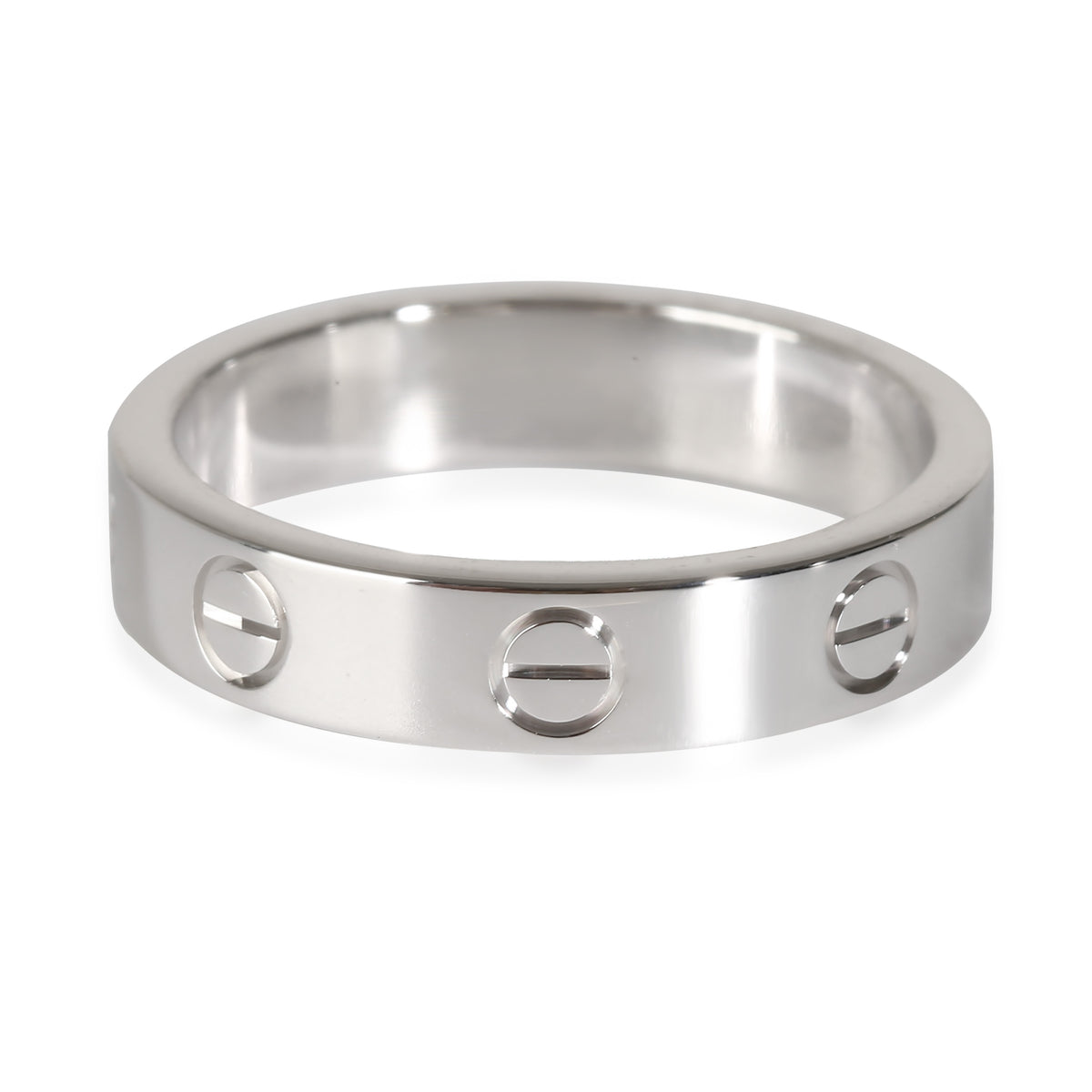 Love Wedding Band, 1 Diamond (White Gold)