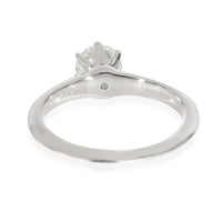 6 Prong Engagement Ring in Platinum I/VS2 0.80 CTW