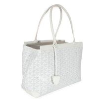 Goyard Blanc Goyardine Canvas Bellechasse PM