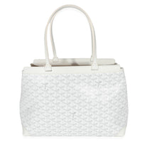 Goyard Blanc Goyardine Canvas Bellechasse PM