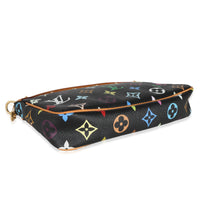 Black Monogram Multicolor Canvas Pochette Accessoires