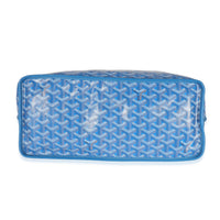 Goyard Blue Goyardine Canvas Reversible Anjou PM