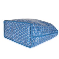 Goyard Blue Goyardine Canvas Reversible Anjou PM