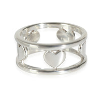 Cutout Heart Ring in  Sterling Silver