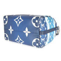 Blue Monogram Escale Canvas Speedy Bandouliere 30