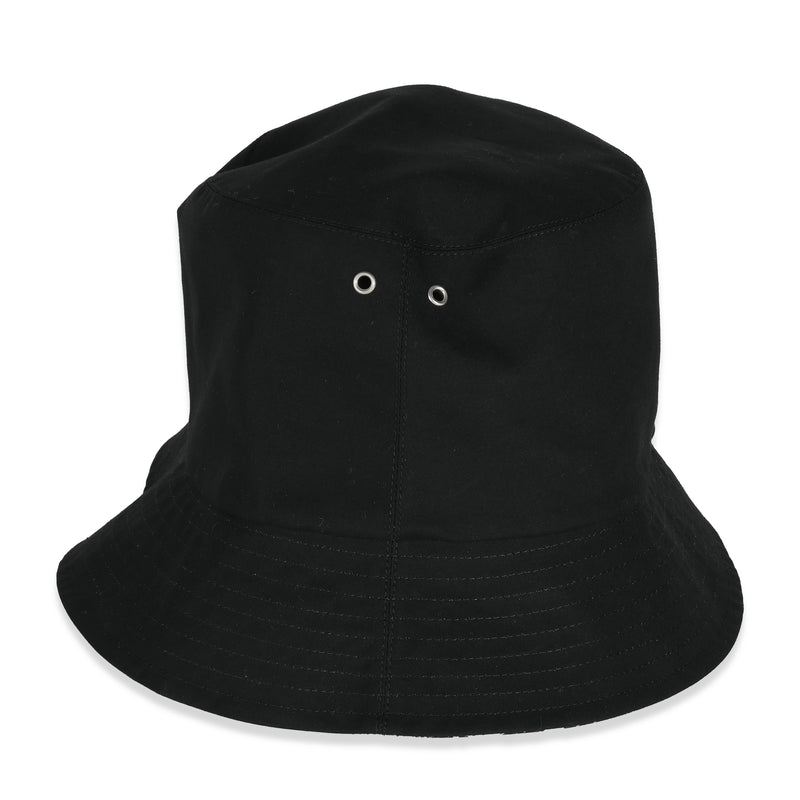 Black Oblique Reversible Teddy-D Brim Bucket Hat 59