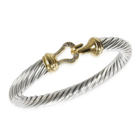 Cable Collectibles Bracelet in 18k Yellow Gold/Sterling Silver 0.09