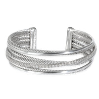 Crossover Bracelet in  Sterling Silver 0.65 CTW