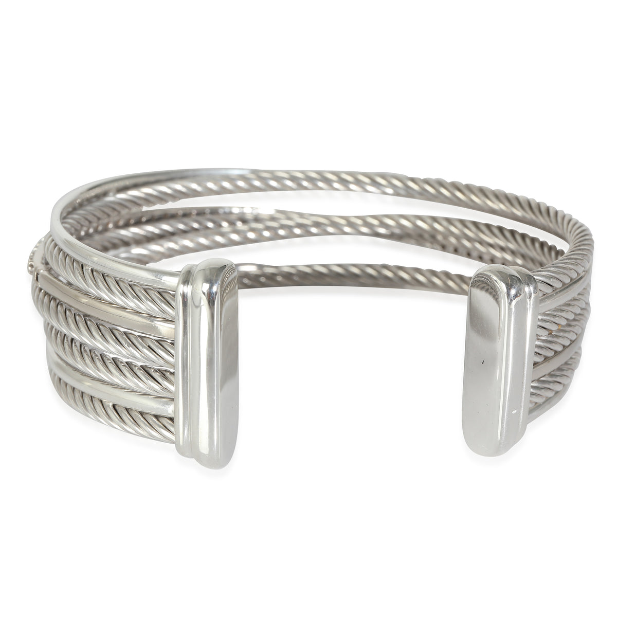 Crossover Bracelet in  Sterling Silver 0.65 CTW