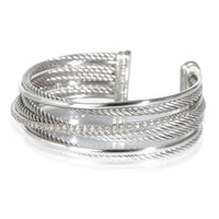 Crossover Bracelet in  Sterling Silver 0.65 CTW