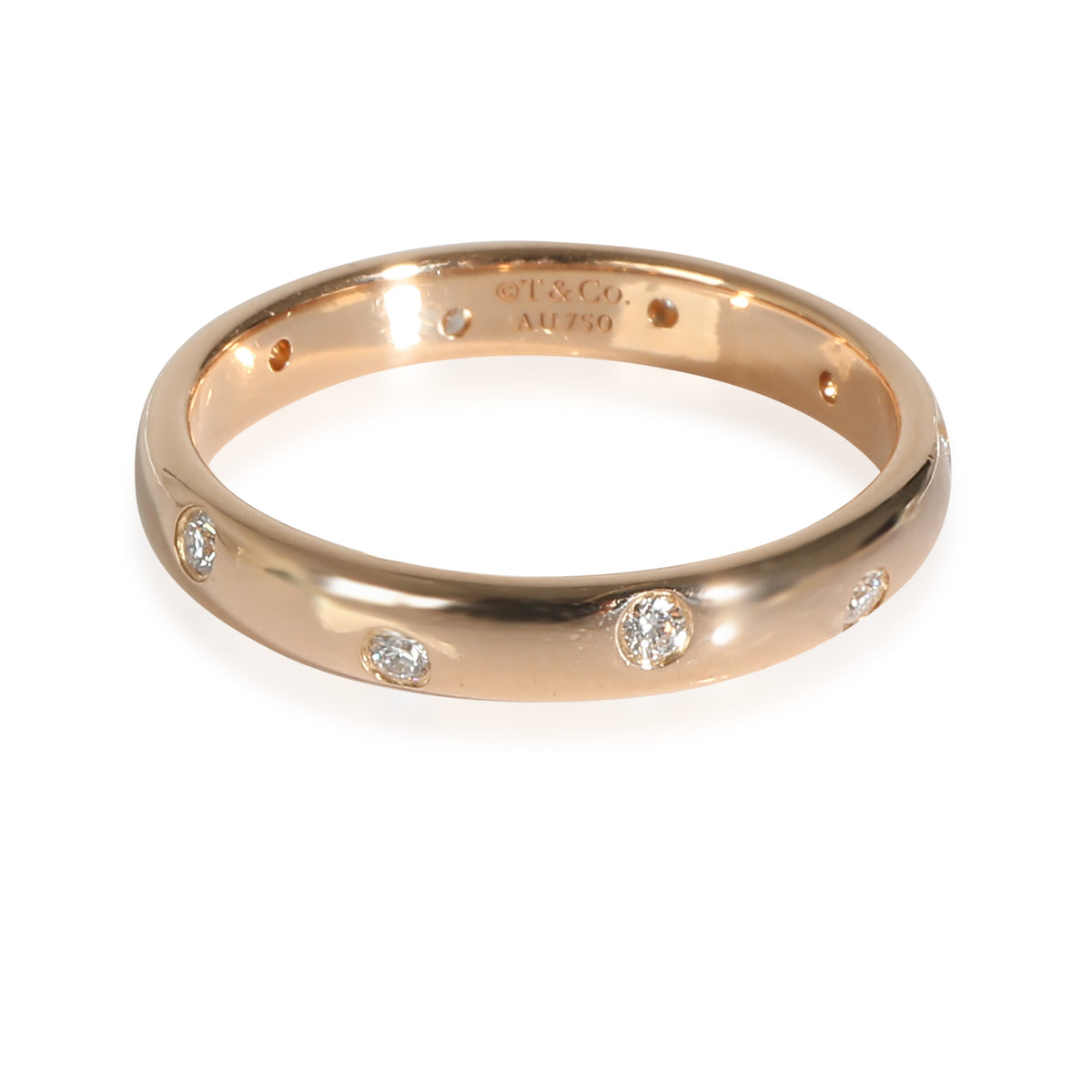 Tiffany & Co. Etoile Band in 18k Rose Gold 0.1 CTW