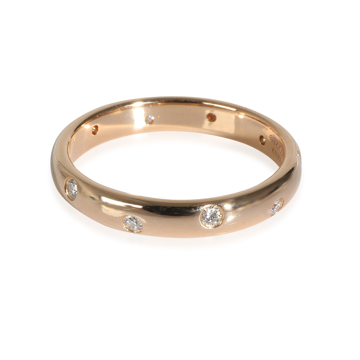 Tiffany & Co. Etoile Band in 18k Rose Gold 0.1 CTW