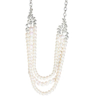 Paloma Picasso Pearl Necklace in  Sterling Silver