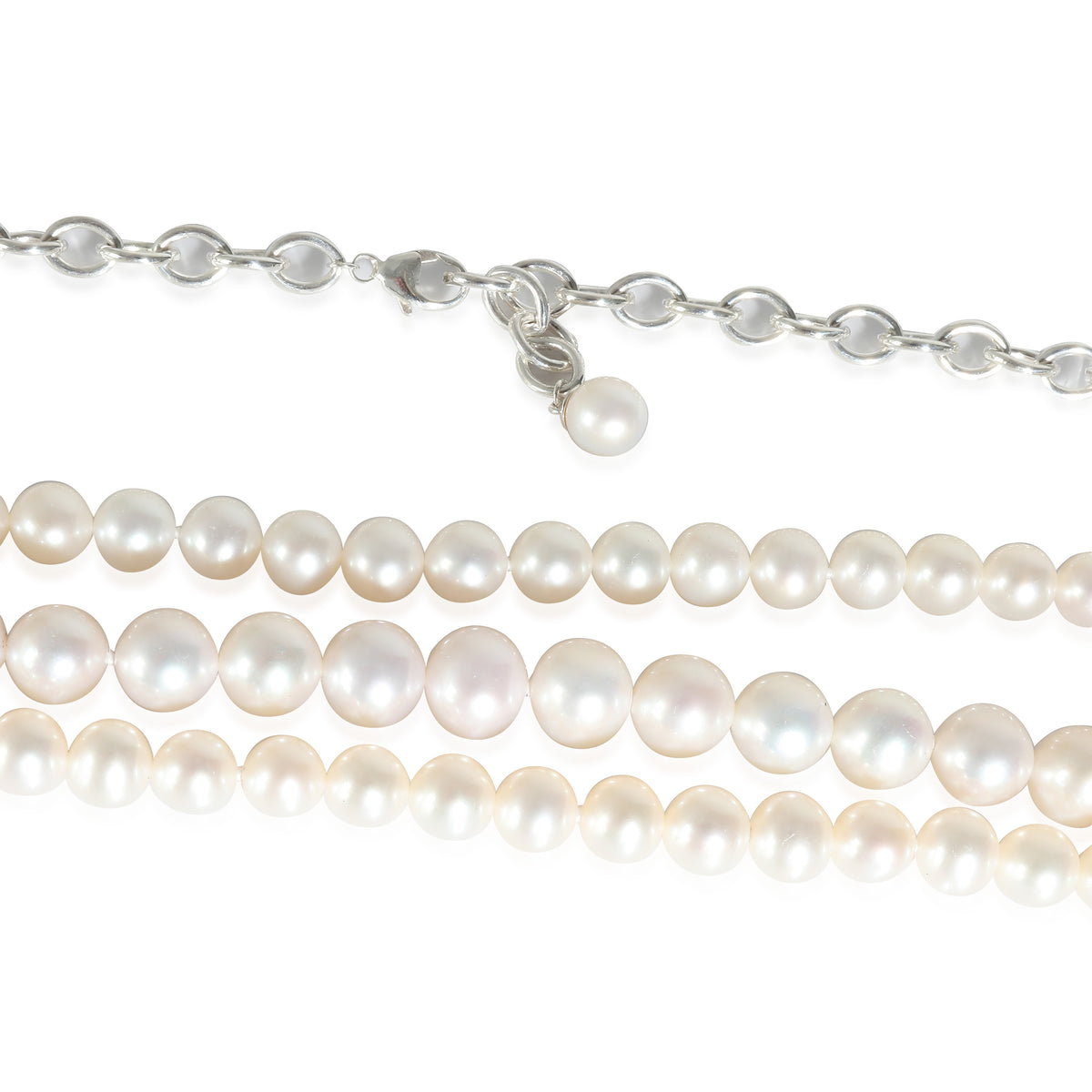 Paloma Picasso Pearl Necklace in  Sterling Silver