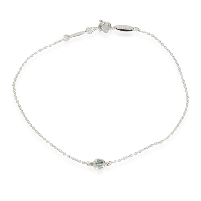 Elsa Peretti Color By The Yard Aquamarine Bracelet in Silver