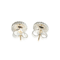 Cookie Amethyst Earrings in 14k Yellow Gold/Sterling Silver