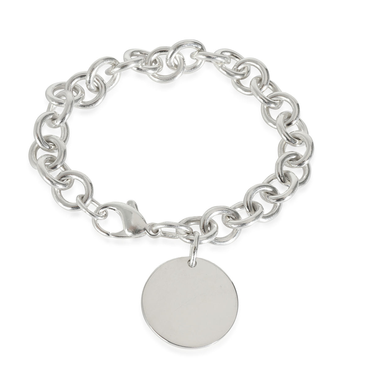 Return To Tiffany Round Tag Bracelet in  Sterling Silver
