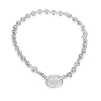 Return To Tiffany Oval Tag Necklace in  Sterling Silver