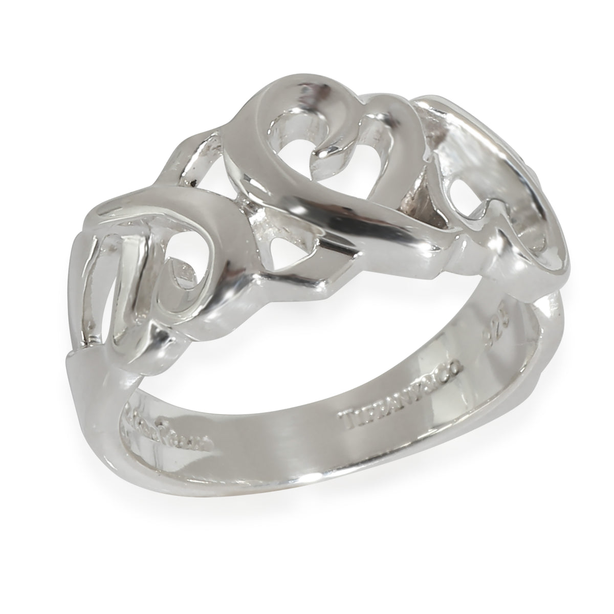 Tiffany & Co. Paloma Picasso Loving Hearts Band in  Sterling Silver