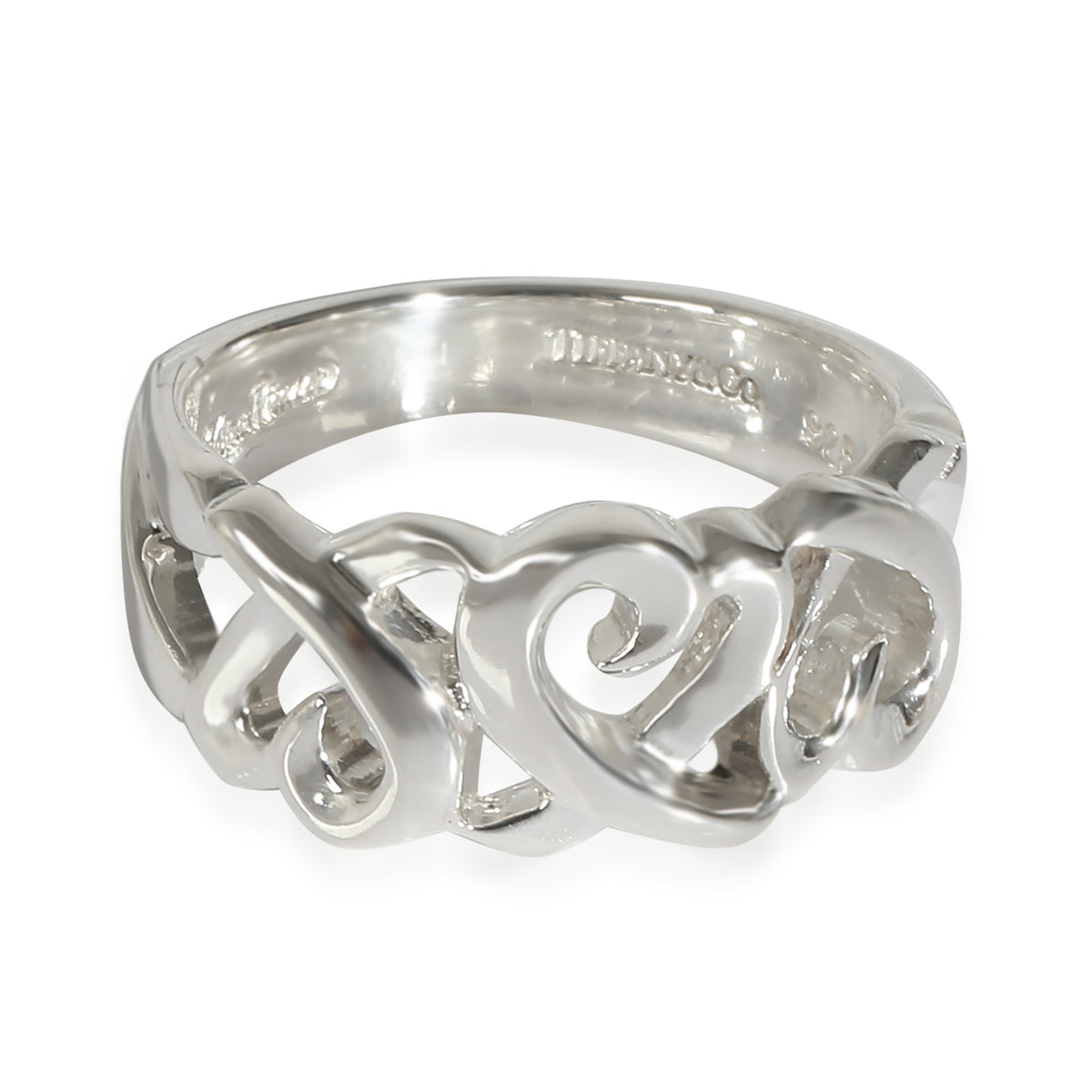 Tiffany & Co. Paloma Picasso Loving Hearts Band in  Sterling Silver