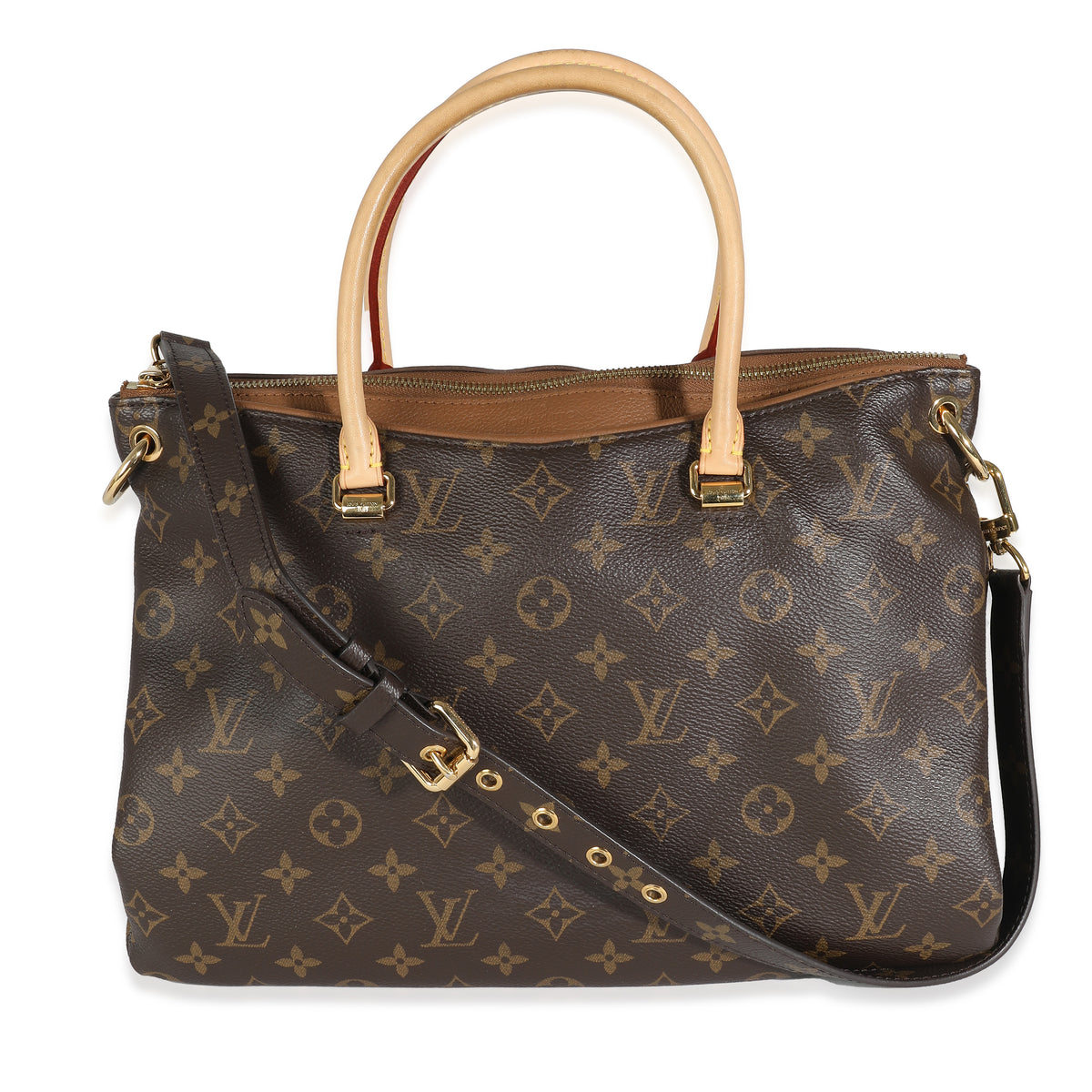 Havane Monogram Canvas Pallas MM