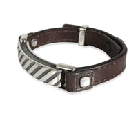 David Yurman Modern Cable Leather ID Bracelet in  Sterling Silver