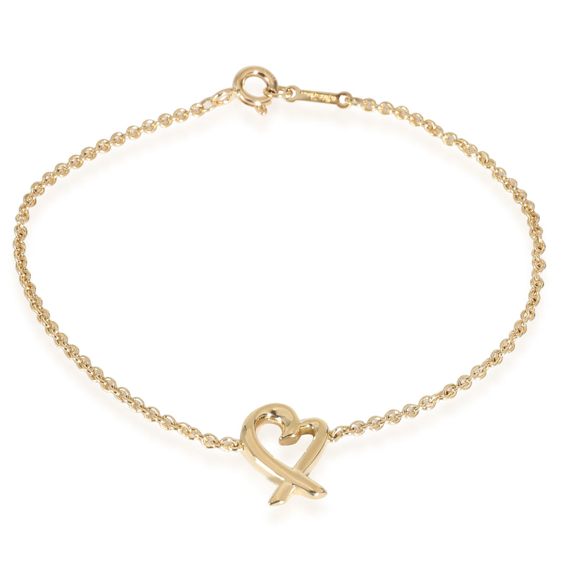 Tiffany & Co. Paloma Picasso Loving Heart  Bracelet in 18k Yellow Gold