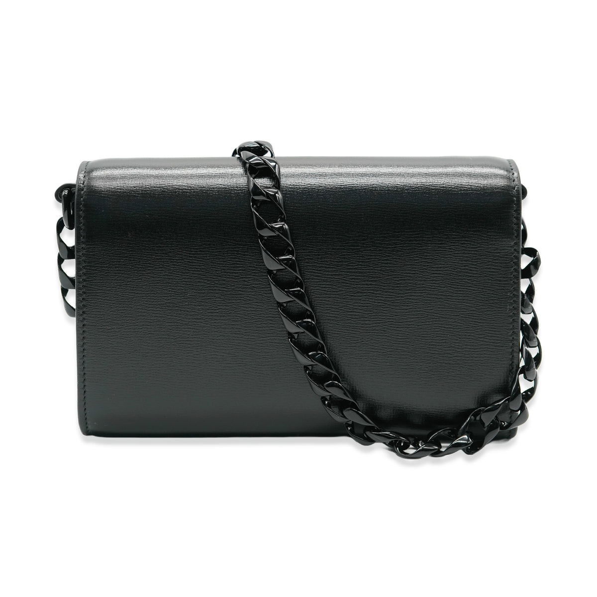 Gucci Black Monochrome Azalea Calfskin Mini 1955 Chain Bag