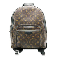 Black Monogram Macassar Josh Backpack