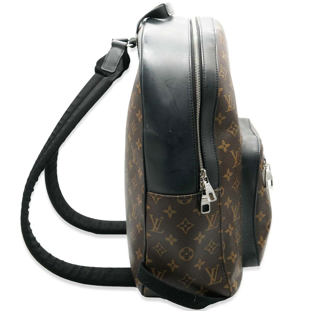 Black Monogram Macassar Josh Backpack