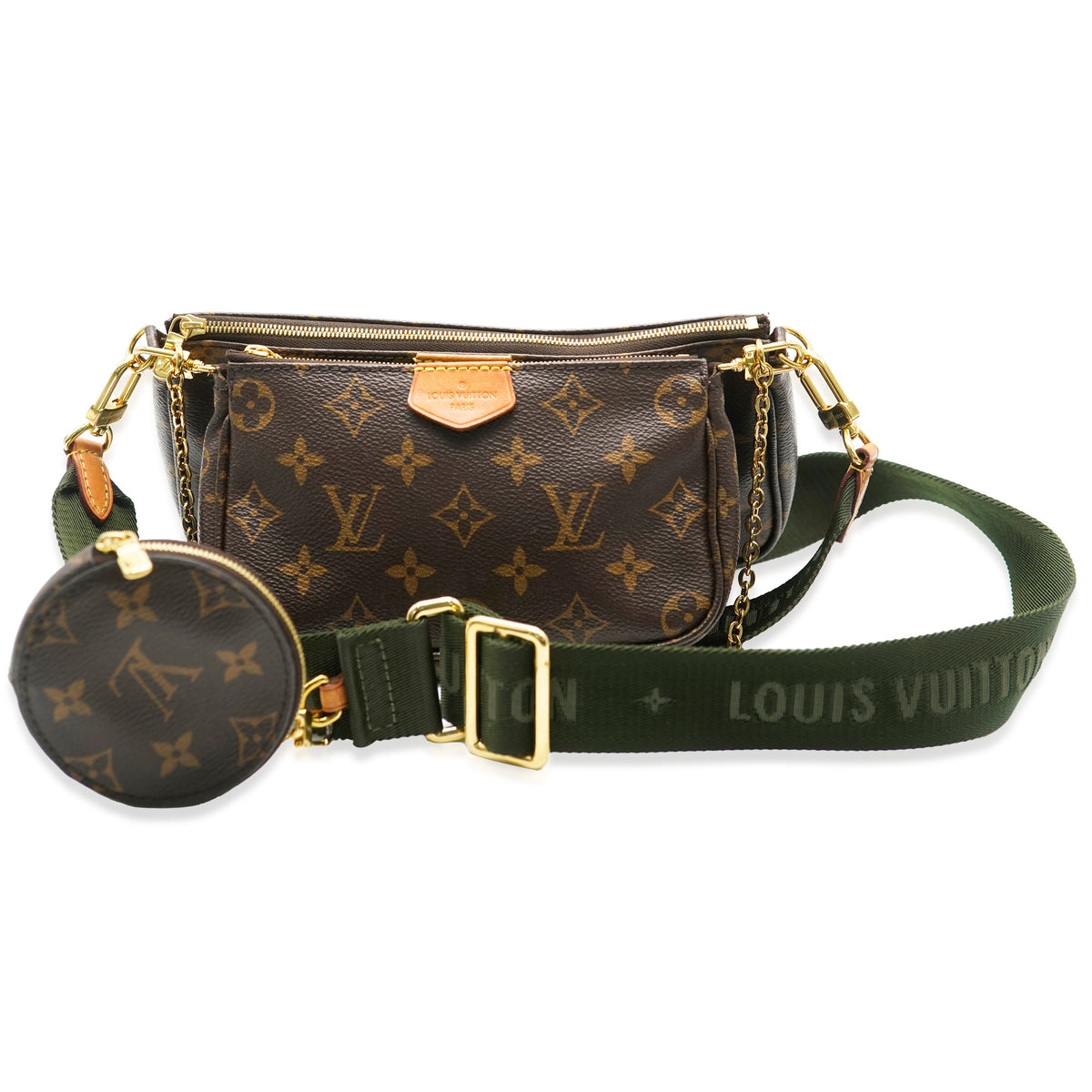 Khaki Monogram Multi Pochette Accessories