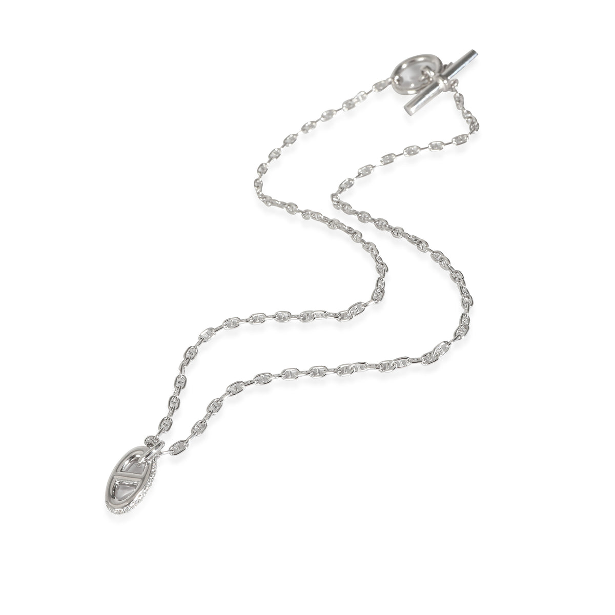 Hermès Farandole Pendant in 18K White Gold 0.45 CTW pv