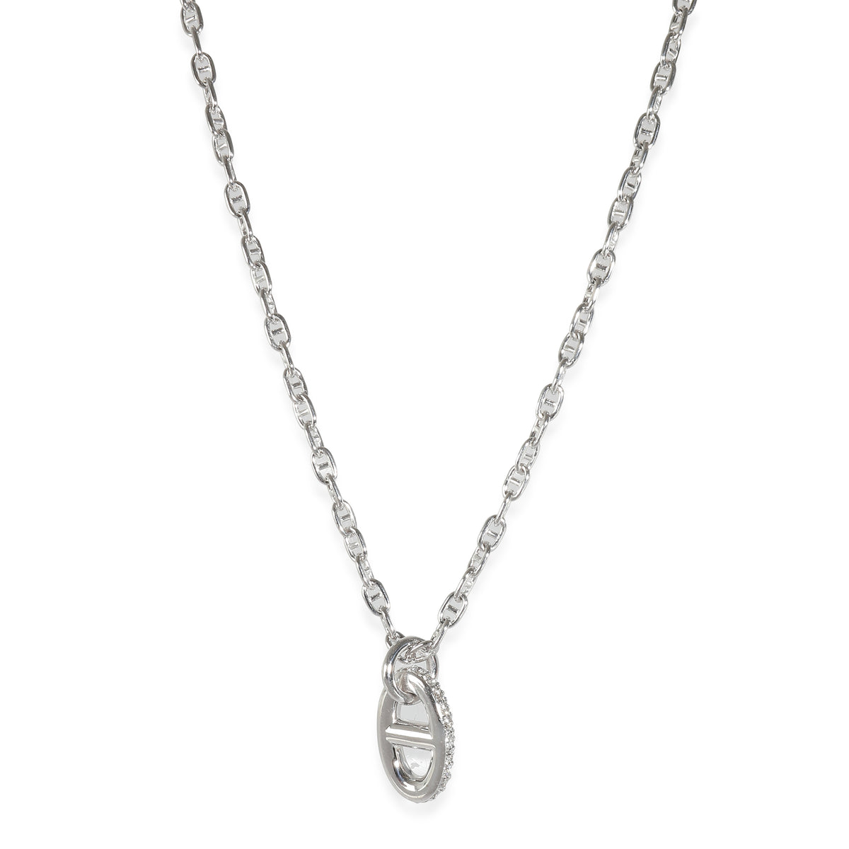Hermès Farandole Pendant in 18K White Gold 0.45 CTW fv